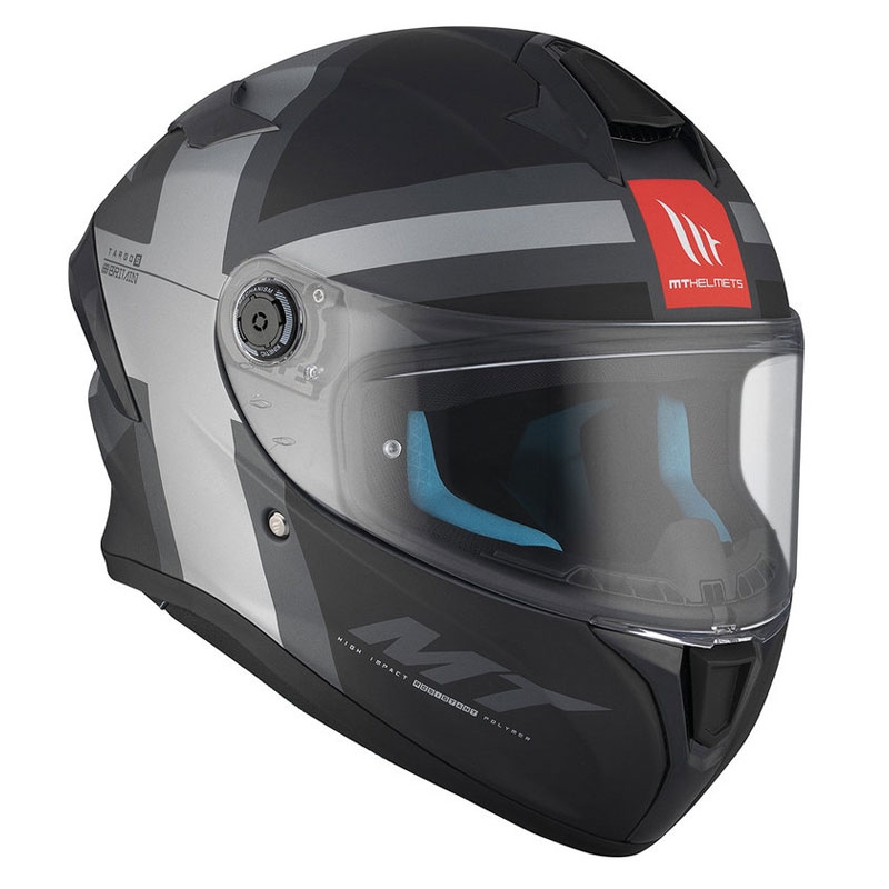 MT TARGO S BRITAIN C2 cască de motociclist integrală negru-gri mat