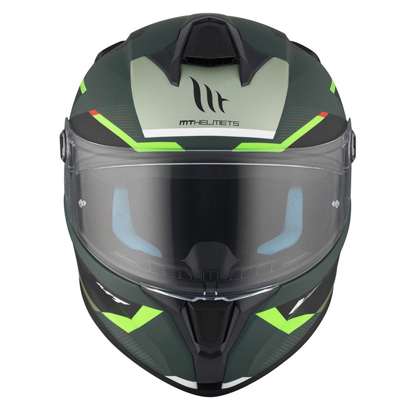 MT TARGO S KAY C6 cască de motocicletă integrală MT TARGO S KAY C6 negru-negru mat-verde