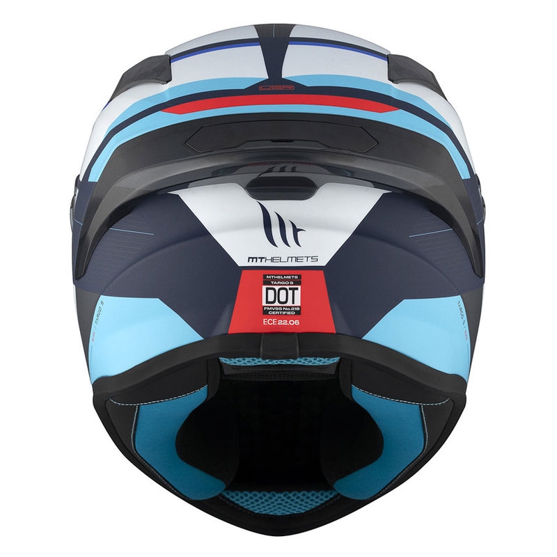 MT TARGO S KAY C7 Cască de motociclist integrală MT TARGO S KAY C7 albastru mat-albastru
