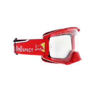 Ochelari de motocros Red Bull Spect STRIVE S roșu cu lentile transparente