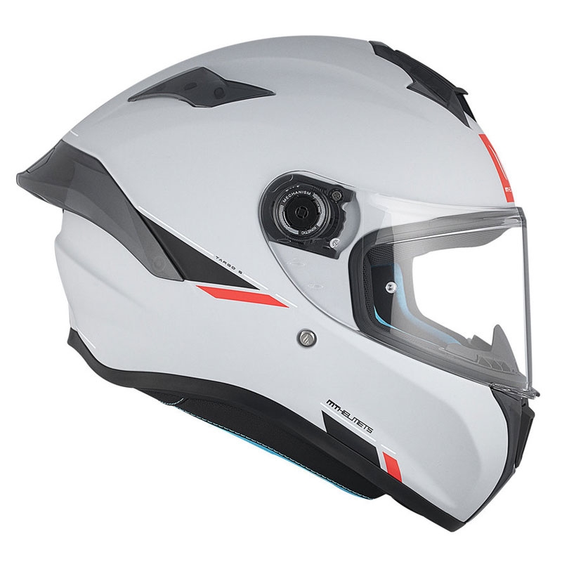 MT TARGO S SOLID A12 cască de motociclist integrală gri lucios