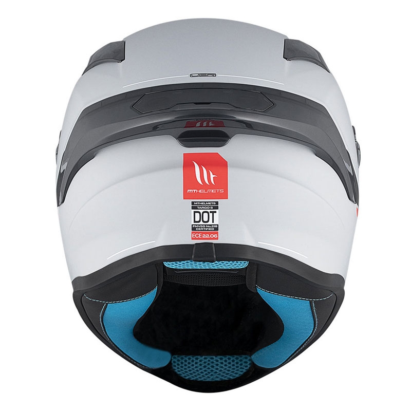 MT TARGO S SOLID A12 cască de motociclist integrală gri lucios