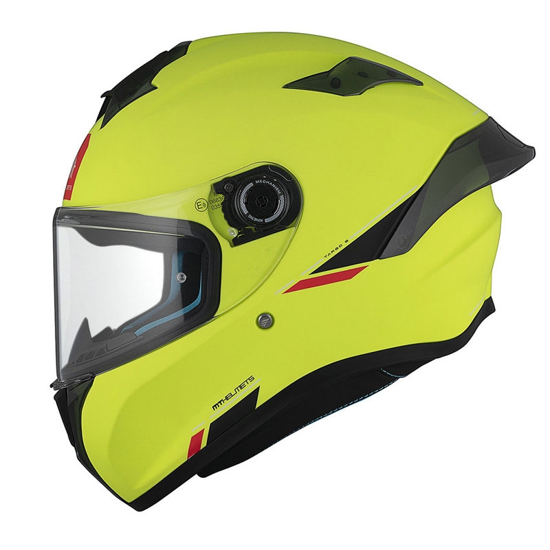 MT TARGO S SOLID A3 cască de motociclist integrală galben mat