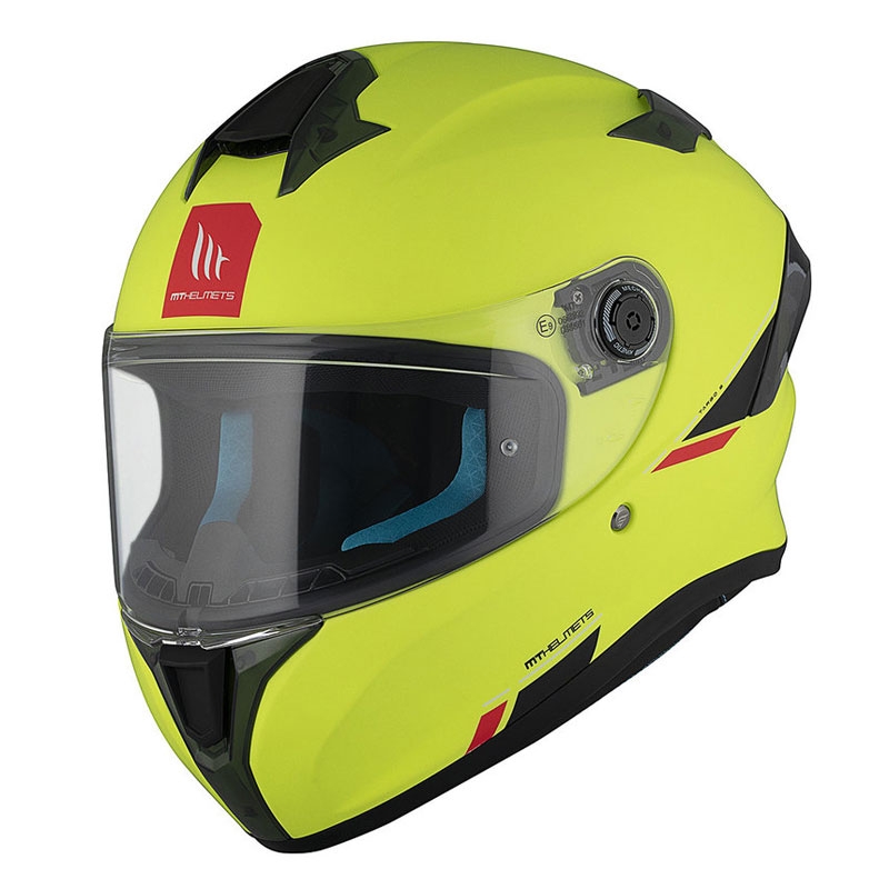 MT TARGO S SOLID A3 cască de motociclist integrală galben mat