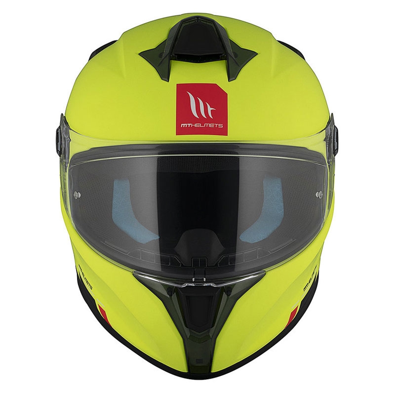 MT TARGO S SOLID A3 cască de motociclist integrală galben mat