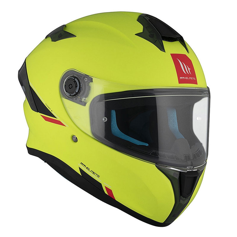 MT TARGO S SOLID A3 cască de motociclist integrală galben mat