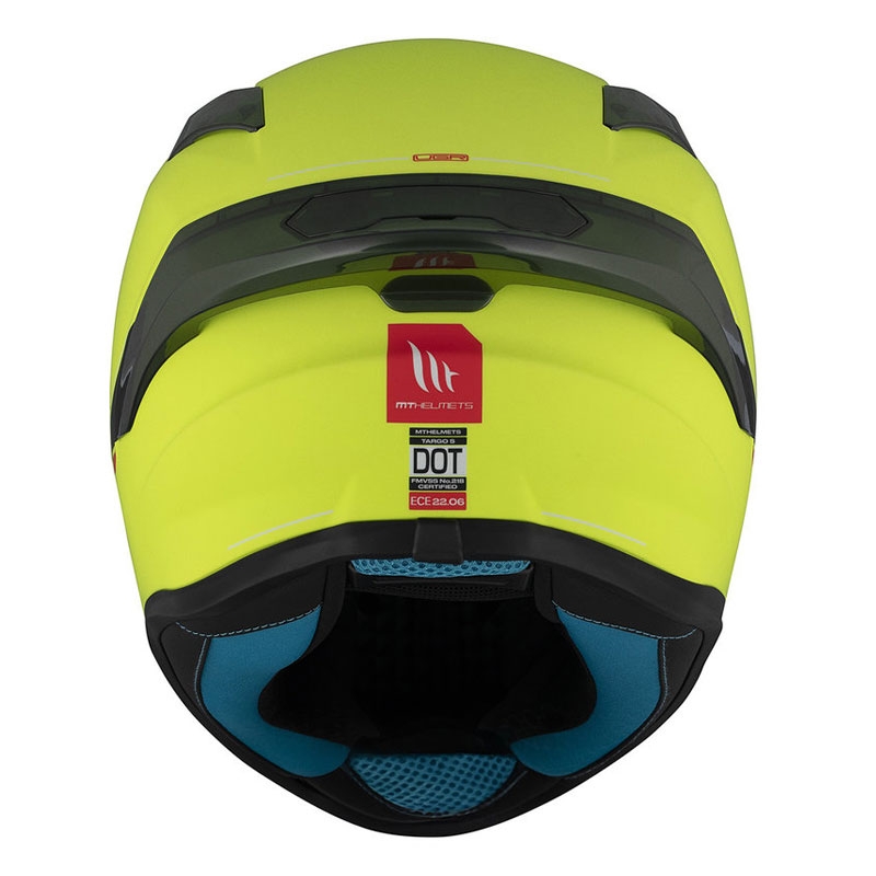 MT TARGO S SOLID A3 cască de motociclist integrală galben mat