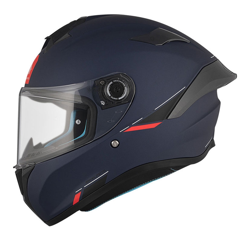MT TARGO S SOLID A7 cască de motociclist integrală albastru mat