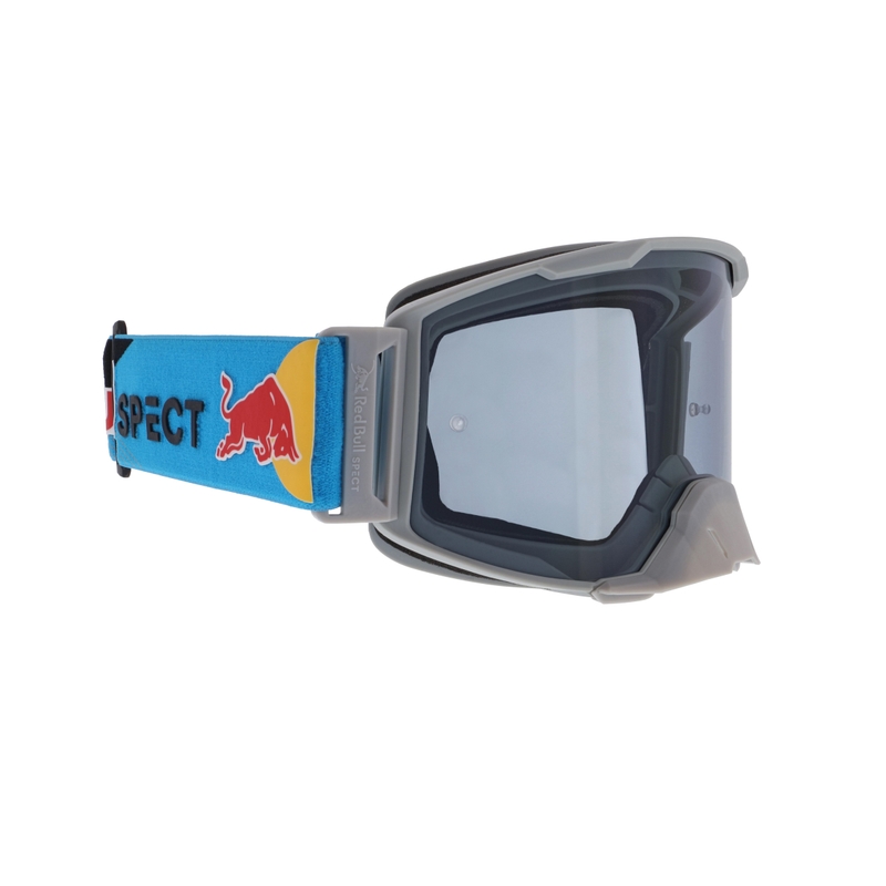 Ochelari de motocros Red Bull Spect STRIVE S gri cu sticlă fumurie