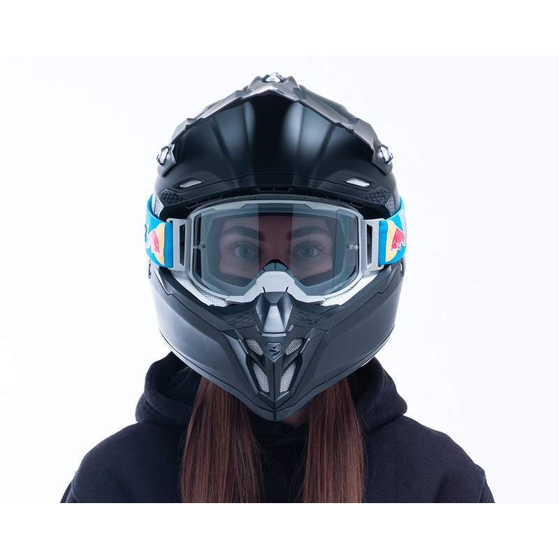 Ochelari de motocros Red Bull Spect STRIVE S gri cu sticlă fumurie