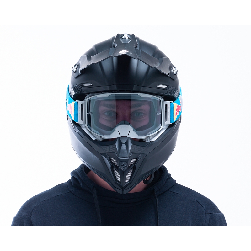Ochelari de motocros Red Bull Spect STRIVE S gri cu sticlă fumurie