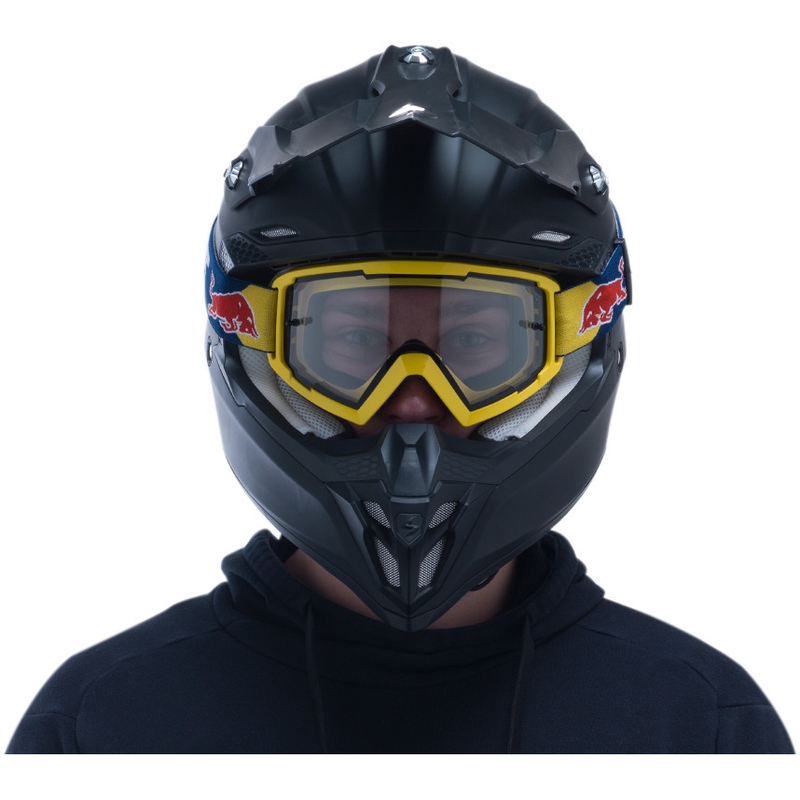Ochelari de motocros Red Bull Spect WHIP galben cu lentile transparente