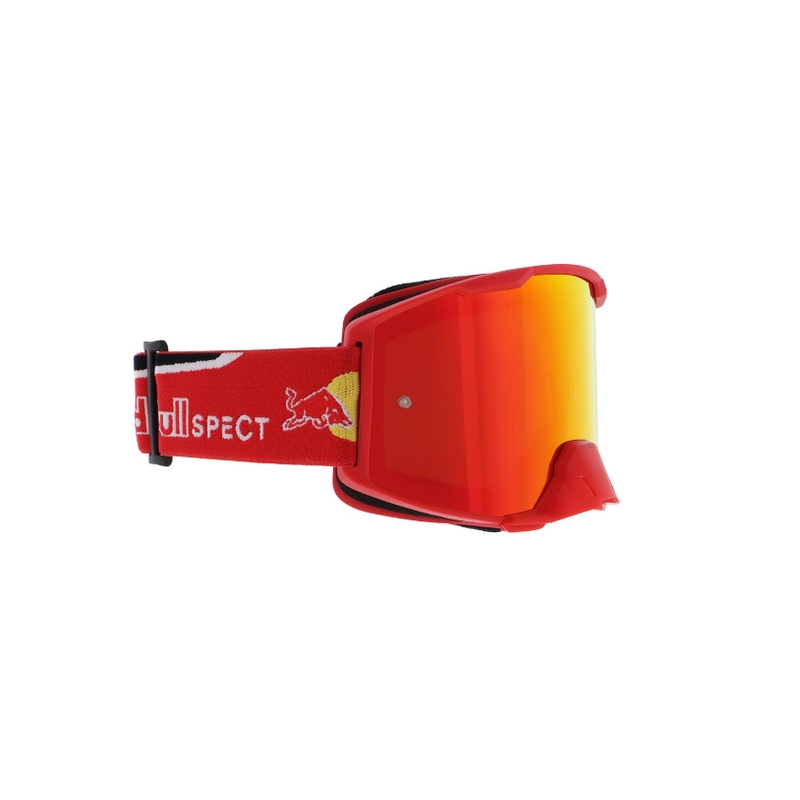 Ochelari de motocros Red Bull Spect STRIVE S roșu cu lentile roșii