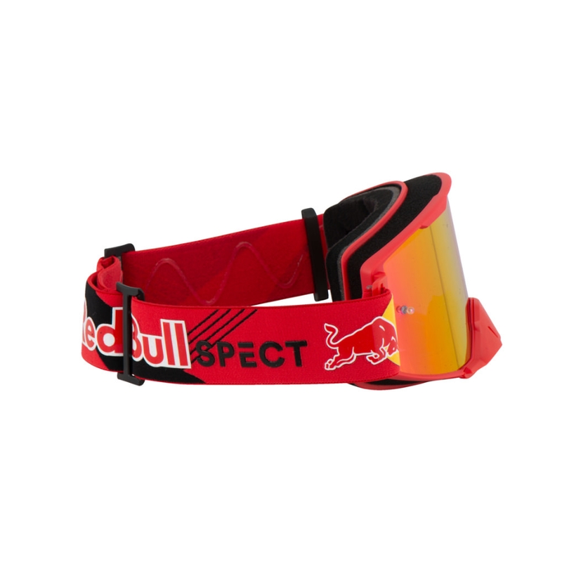 Ochelari de motocros Red Bull Spect STRIVE S roșu cu lentile roșii