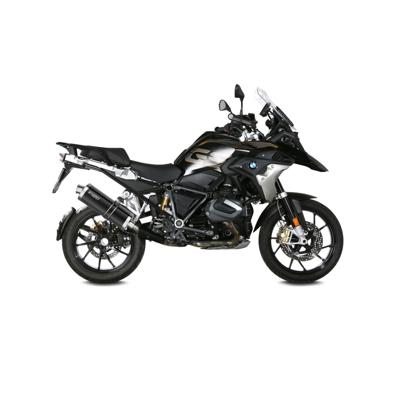 Evacuare STORM OVAL negru otel pentru BMW R 1250 GS 2019-2023, BMW R 1250 GS Adventure 2019-2023