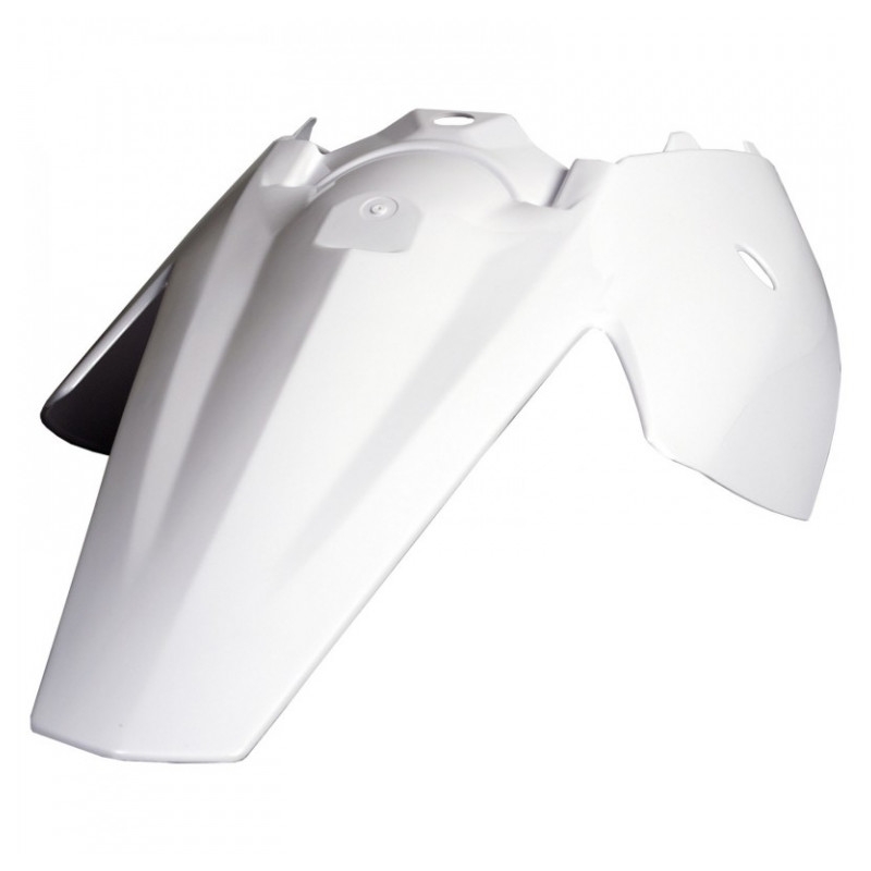 Rear Fender + Side Panels POLISPORT Alb pentru KTM SX 85 2006-2012