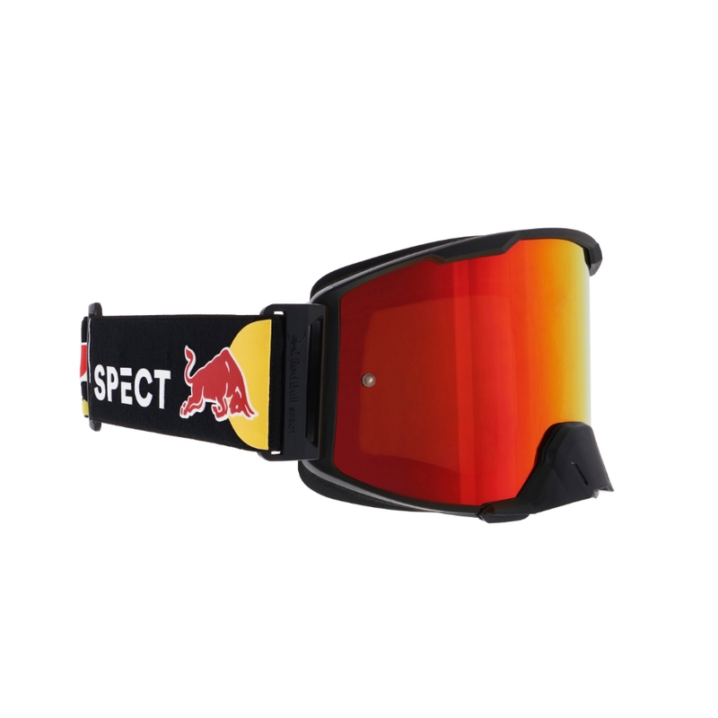 Ochelari de motocros Red Bull Spect STRIVE S negru cu lentile portocalii