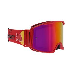 Ochelari de motocros Red Bull Spect STRIVE S roșu cu lentile mov