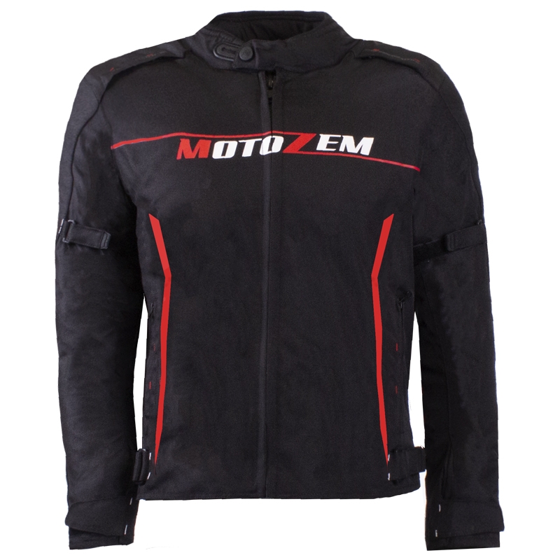 Geacă de motocicletă MotoZem Team 2 neagră