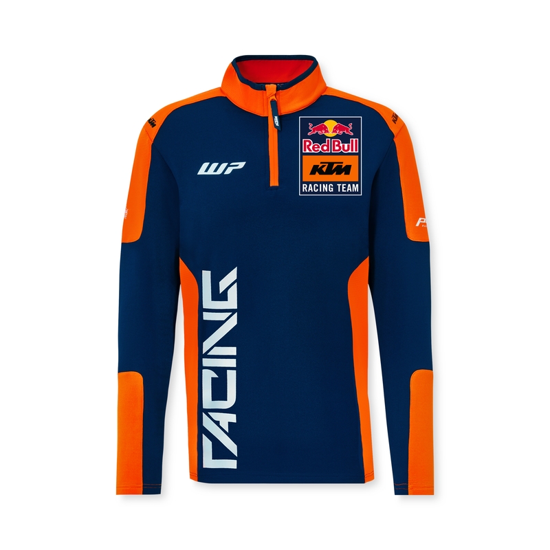 KTM Replica Team Team Half Zip Sweater albastru și portocaliu lichidare