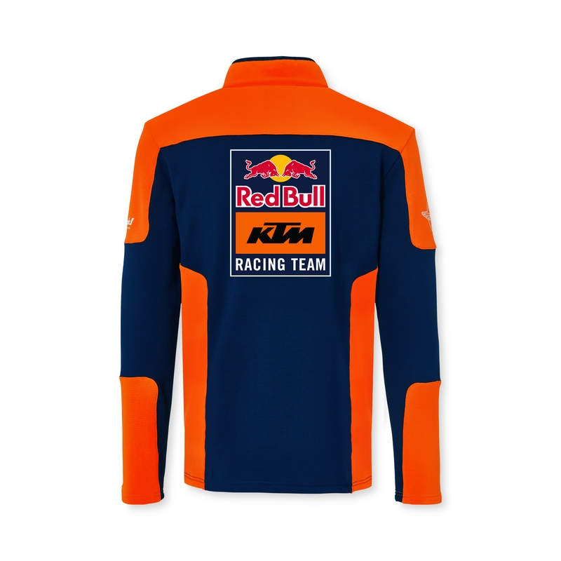 KTM Replica Team Team Half Zip Sweater albastru și portocaliu lichidare