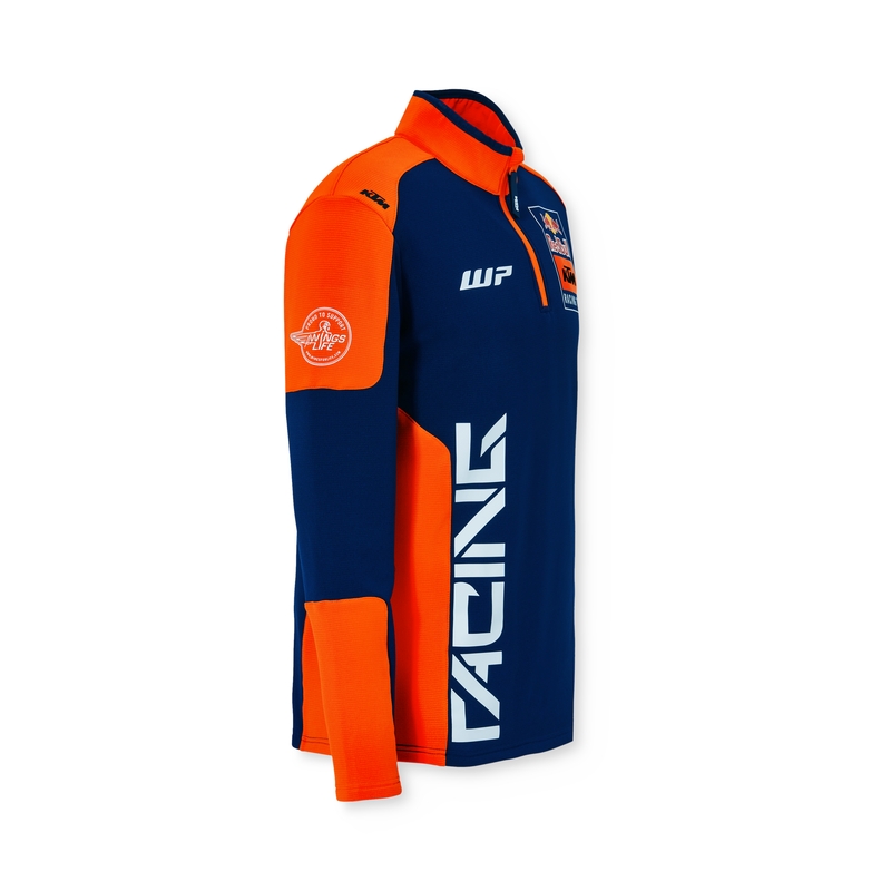KTM Replica Team Team Half Zip Sweater albastru și portocaliu lichidare