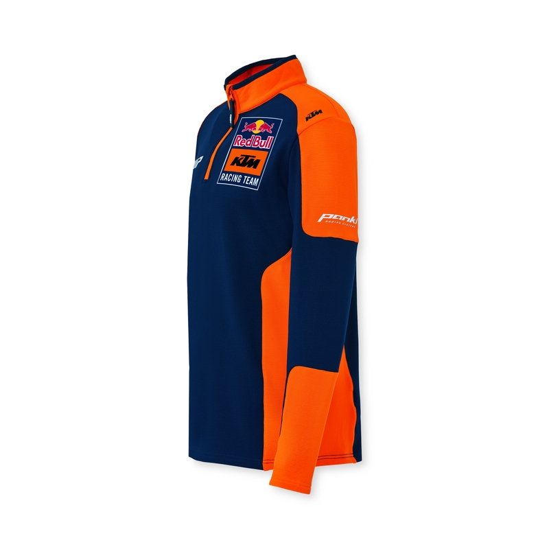 KTM Replica Team Team Half Zip Sweater albastru și portocaliu lichidare