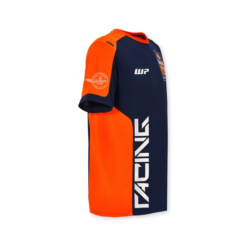 Tricou KTM Replica Team albastru-portocaliu