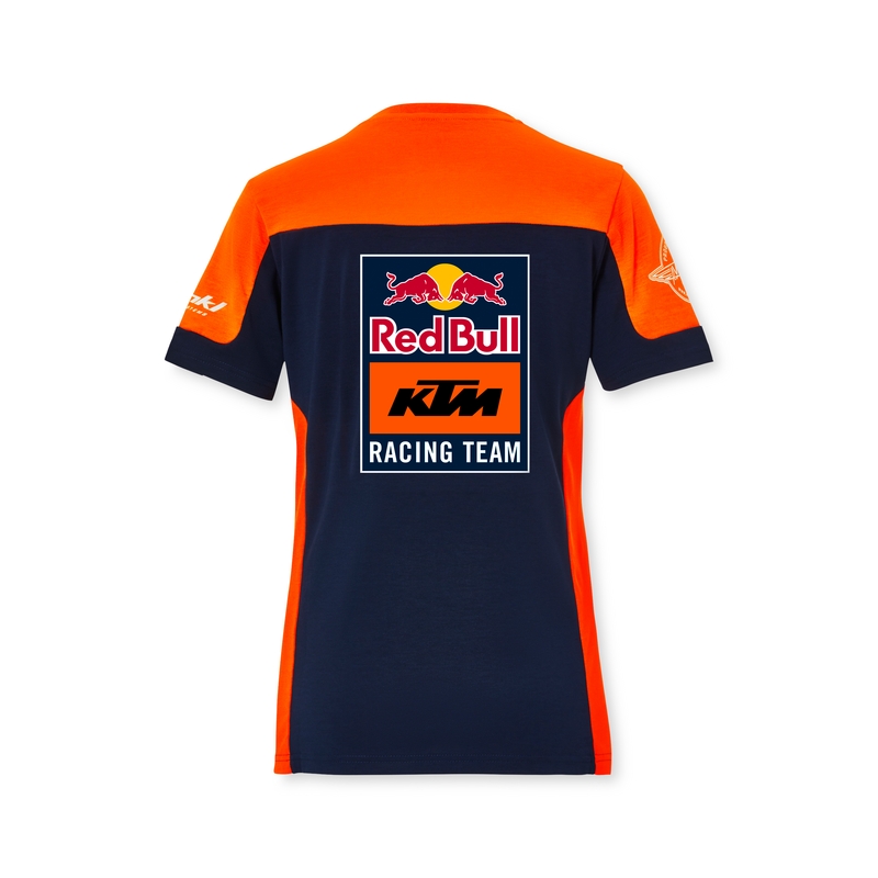 Tricou KTM Replica Team pentru femei albastru-portocaliu