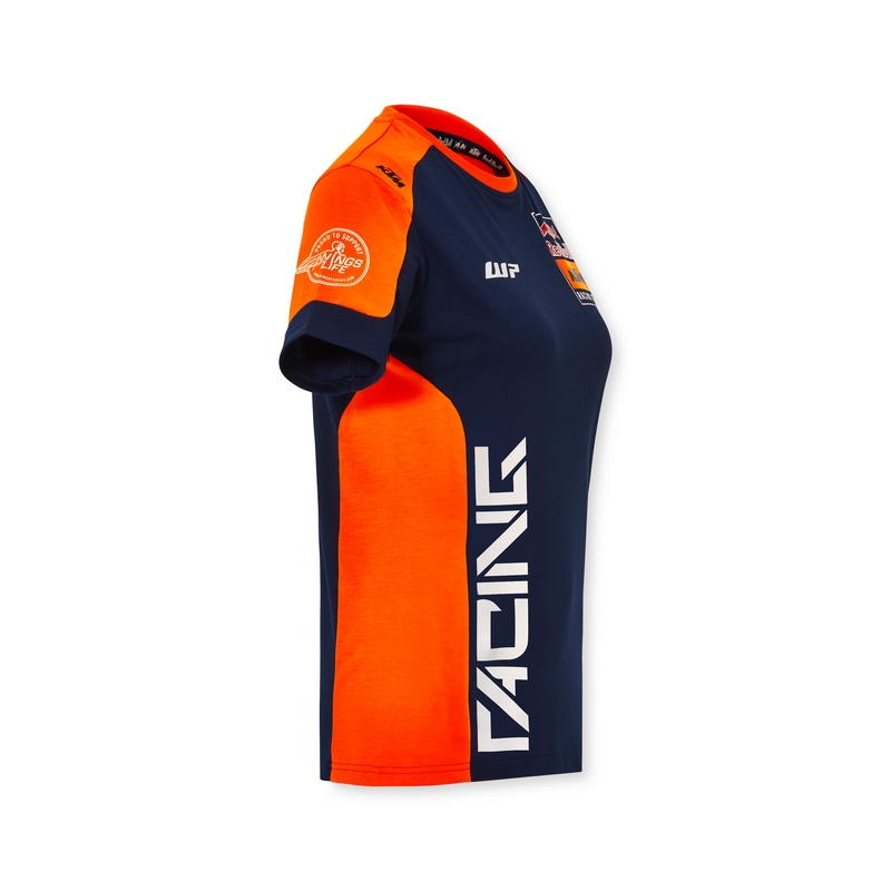 Tricou KTM Replica Team pentru femei albastru-portocaliu