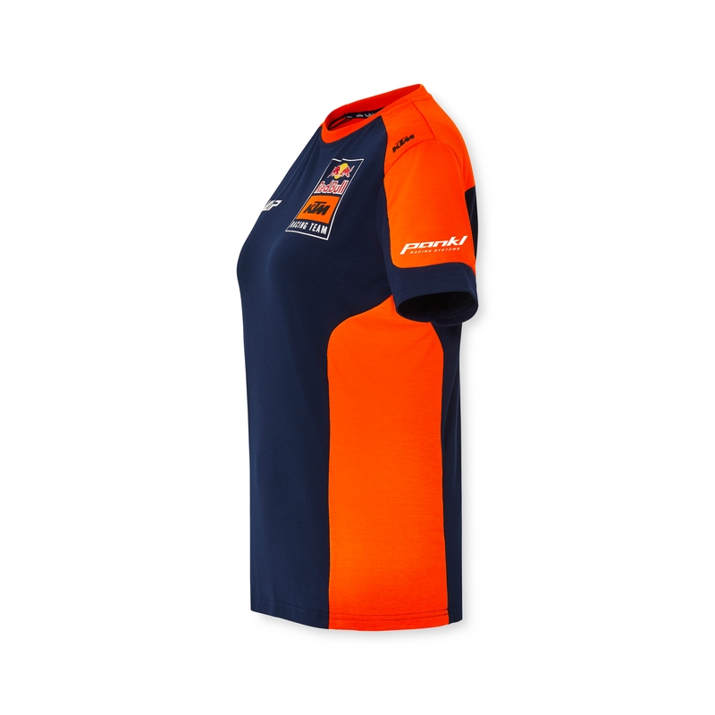 Tricou KTM Replica Team pentru femei albastru-portocaliu