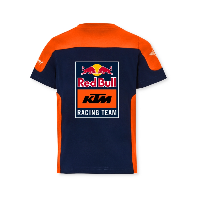 Tricou pentru copii KTM Replica Team albastru-portocaliu