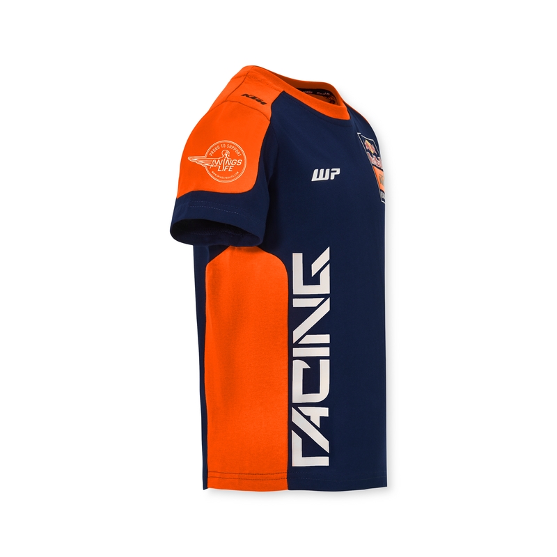 Tricou pentru copii KTM Replica Team albastru-portocaliu