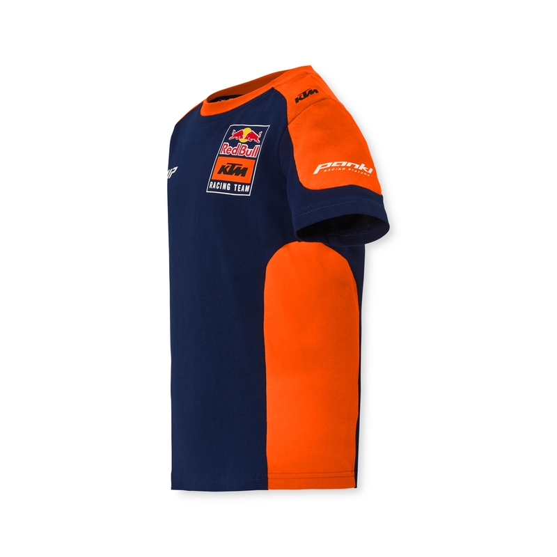 Tricou pentru copii KTM Replica Team albastru-portocaliu