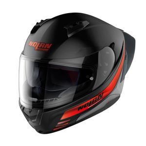 Cască de motociclist Nolan N60-6 Sport Outset 21 neagră și roșie integrală pentru motociclete