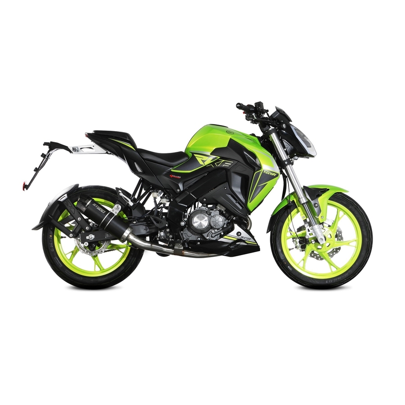 Sistem de evacuare complet 1x1 STORM GP Negru pentru KEEWAY RKF 125 2021-2024
