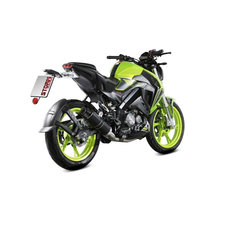 Sistem de evacuare complet 1x1 STORM GP Negru pentru KEEWAY RKF 125 2021-2024