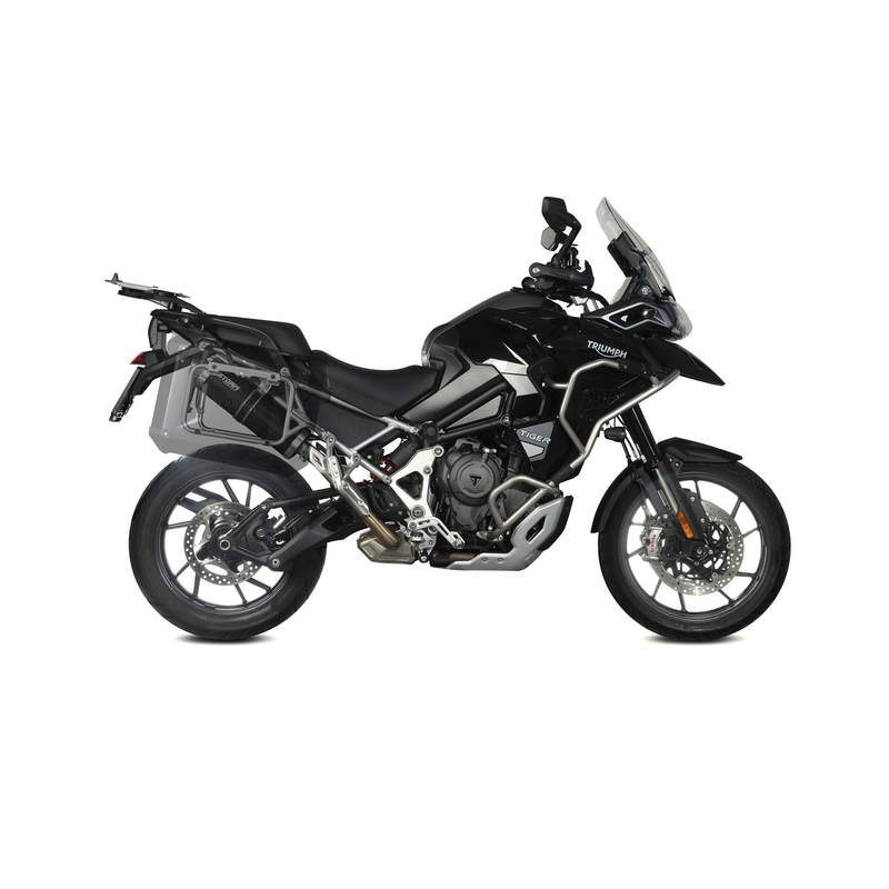 Evacuare STORM OVAL Negru pentru TRIUMPH Tiger 1200 Explorer / GT Explorer 2021-2026