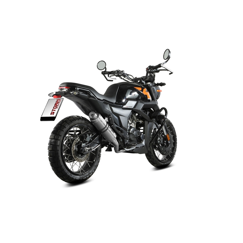 Sistem de evacuare complet 1x1 STORM GP otel inoxidabil pentru ZONTES ZT 125 2021-2024