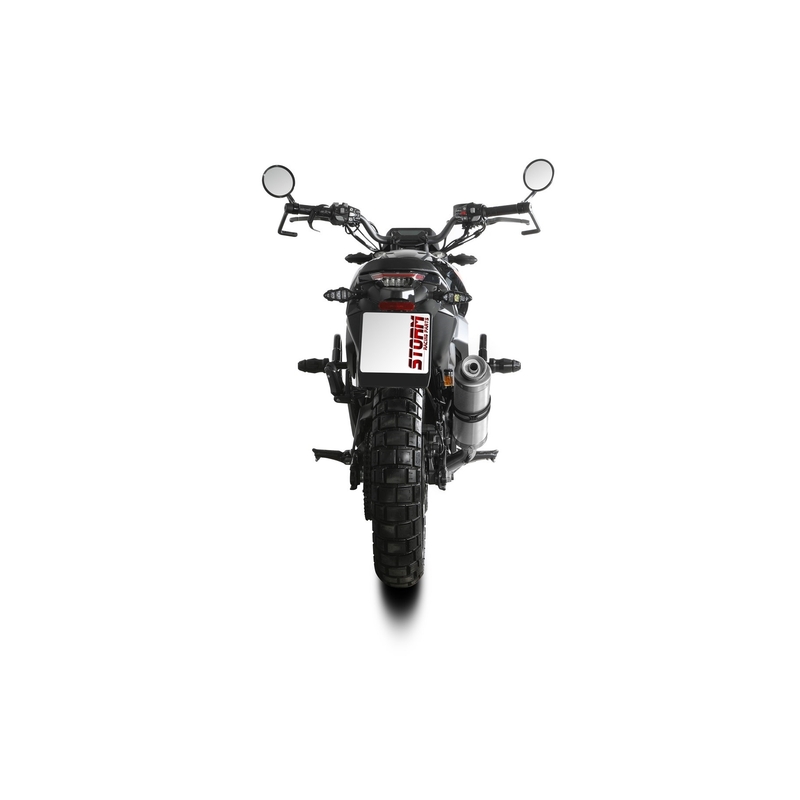 Sistem de evacuare complet 1x1 STORM GP otel inoxidabil pentru ZONTES ZT 125 2021-2024