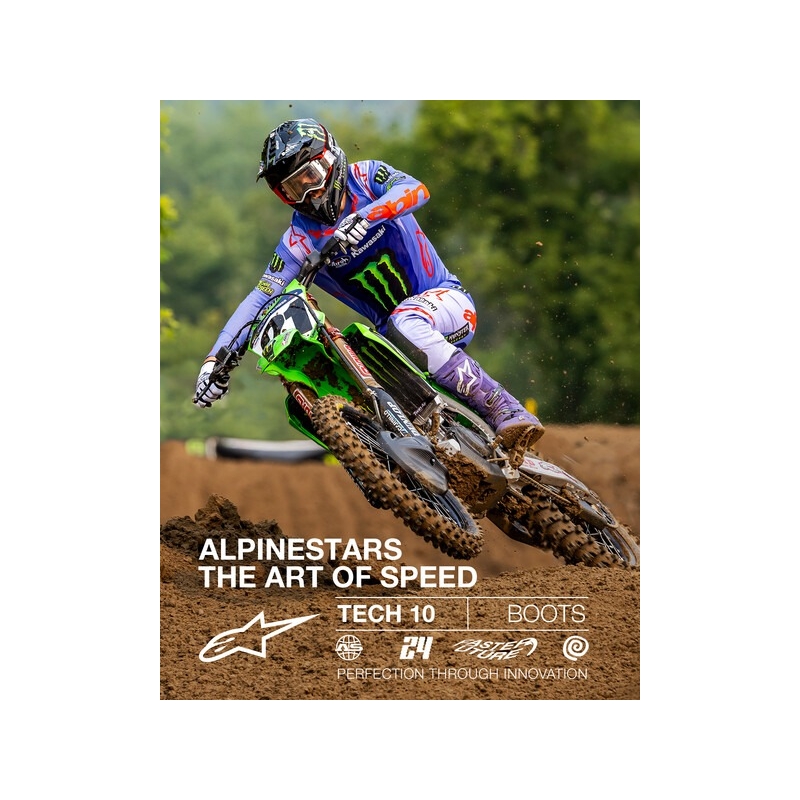 Ghete moto Alpinestars Tech 10 violet-negru-alb