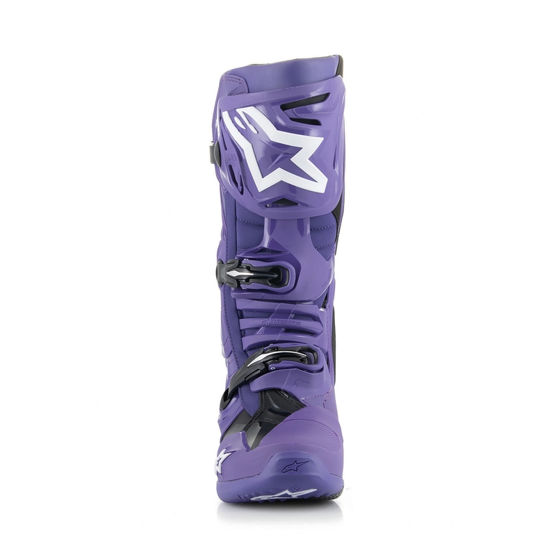 Ghete moto Alpinestars Tech 10 violet-negru-alb