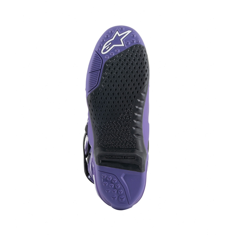 Ghete moto Alpinestars Tech 10 violet-negru-alb