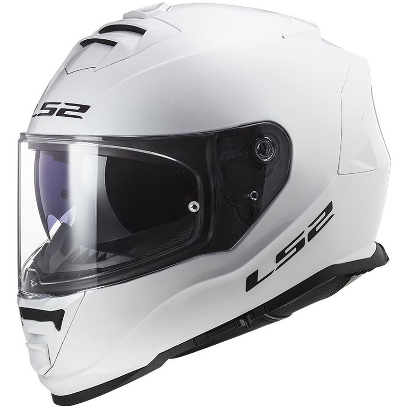 Cască de motocicletă LS2 FF800 Storm II Solid White Integral pentru motociclete