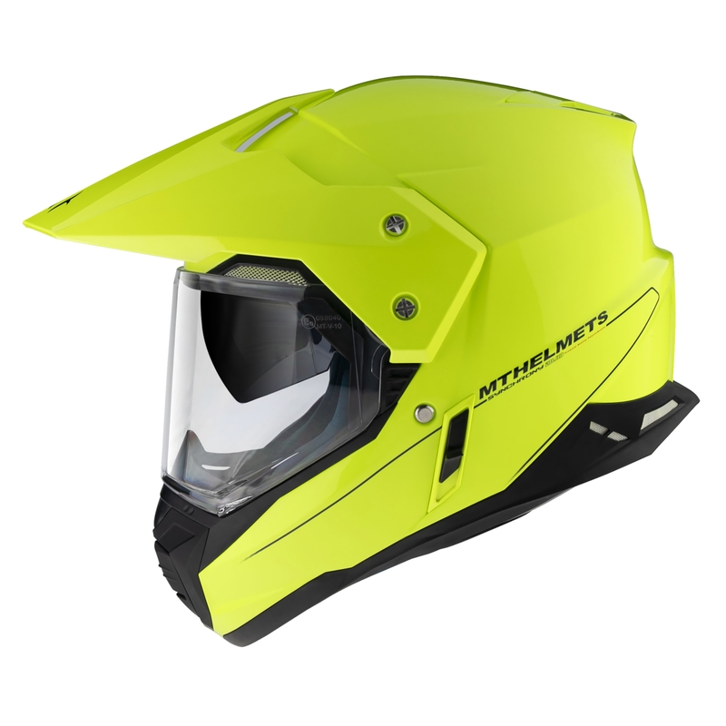 Cască de enduro MT Synchrony Duosport SV galben fluo