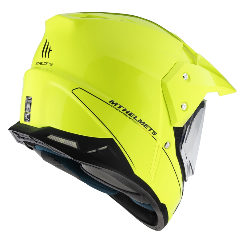Cască de enduro MT Synchrony Duosport SV galben fluo