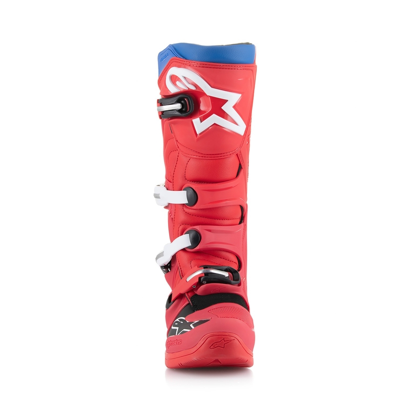 Ghete moto Alpinestars Tech 5 roșu-albastru-alb-negru