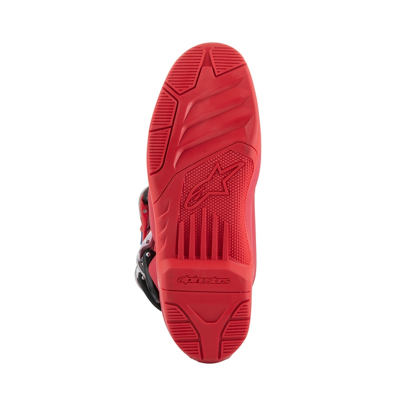 Ghete moto Alpinestars Tech 5 roșu-albastru-alb-negru