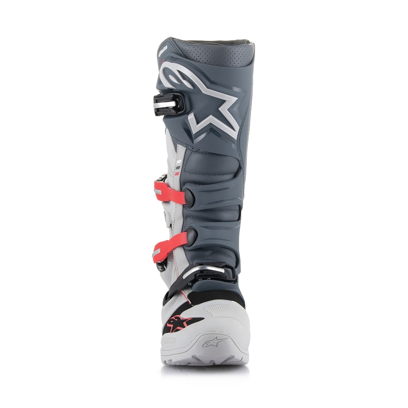 Alpinestars Tech 7 Enduro 2024 cizme de motocicletă gri-fluo-negru