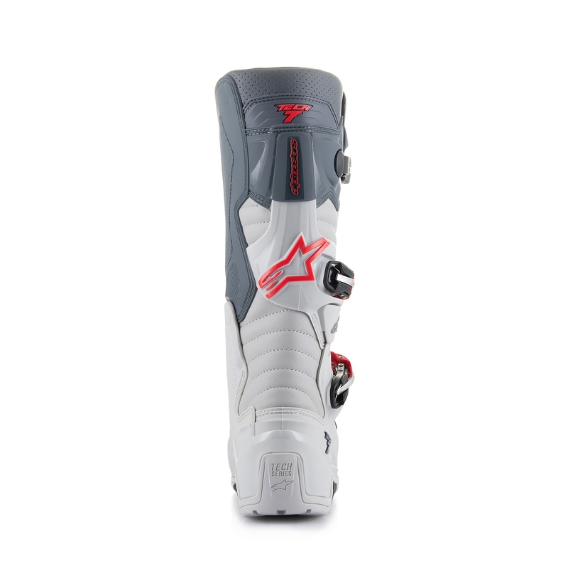 Alpinestars Tech 7 Enduro 2024 cizme de motocicletă gri-fluo-negru
